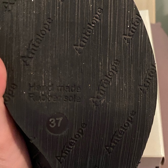 ANTELOPE 762 Ankle Boot- Black Leather Hidden Heel - Picture 6 of 8